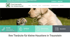 Desktop Screenshot of kleintierpraxis-ts.de