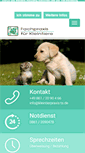 Mobile Screenshot of kleintierpraxis-ts.de